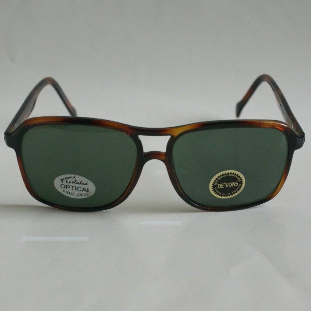 NWT TruVintage DB sports Navigator ground & polish optical glass G-15 sunglass